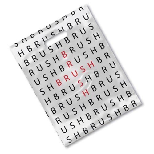 Scatter Print Tote Bags - 1.5 mil Plastic, 9