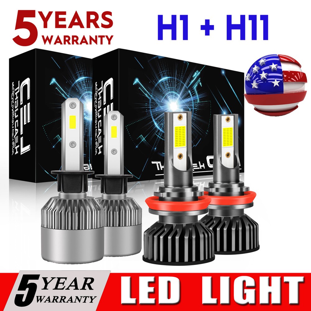 For Hyundai Elantra GLS Sedan 4-Door 2011-2013 LED Headlight High Low Bulbs kit