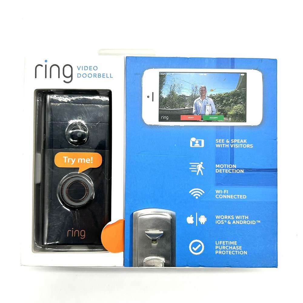 Ring Video Doorbell HD 720p Motion Detection WiFi Connected