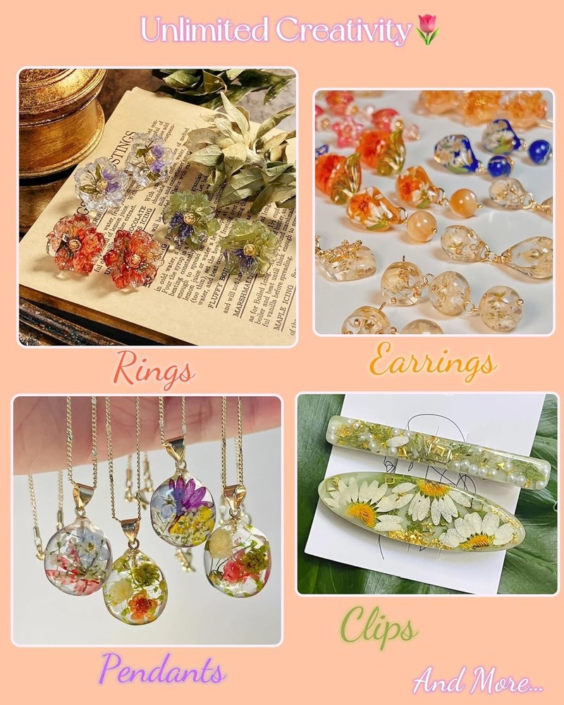 Hard Type UV Resin Kit Fast Curing Crystal Clear Epoxy