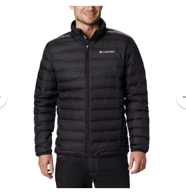 Columbia Men's Lake 22 Heat Seal Waterproof Jacket in Black Size S