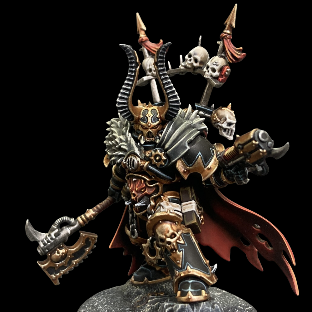 Warhammer 40K Pro-Painted Chaos Space Marines Miniature Armies Model