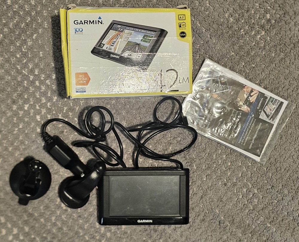 Garmin Nüvi 42LM GPS Navigator - Used in Box, Fully Functional (0608)