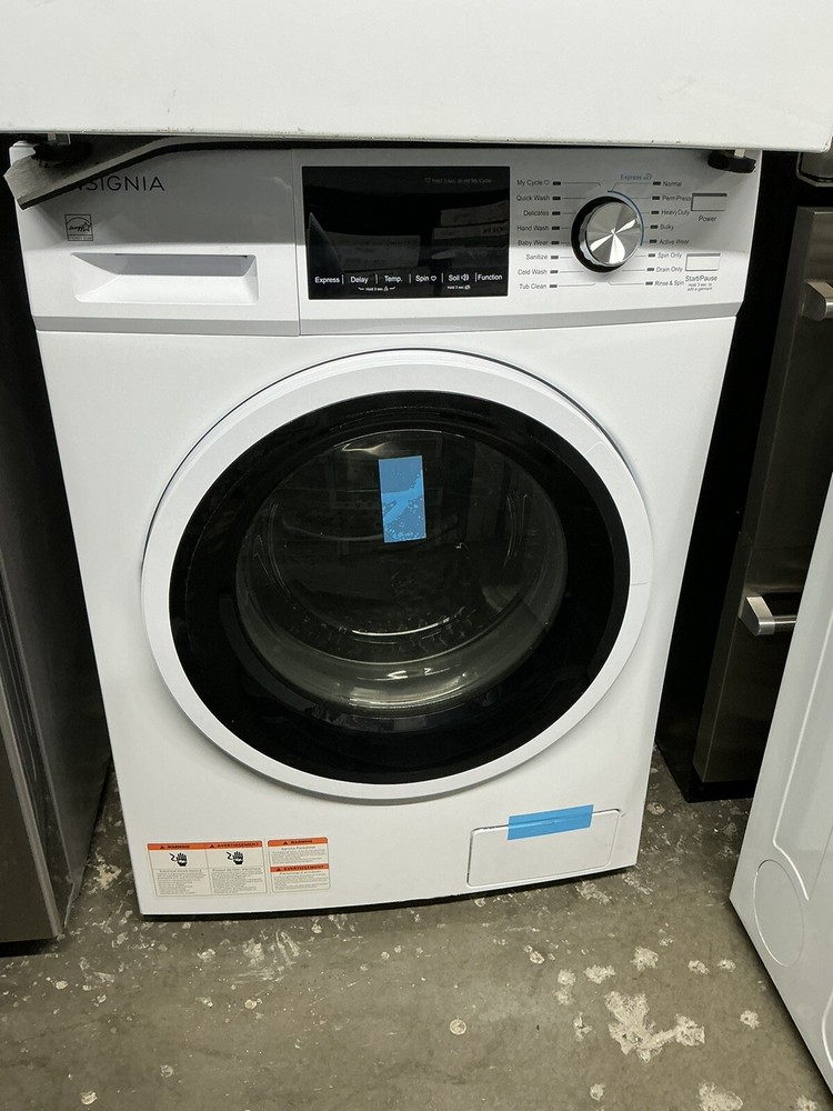 Insignia- 2.7 Cu. Ft. High Efficiency Stackable Front Load Washer