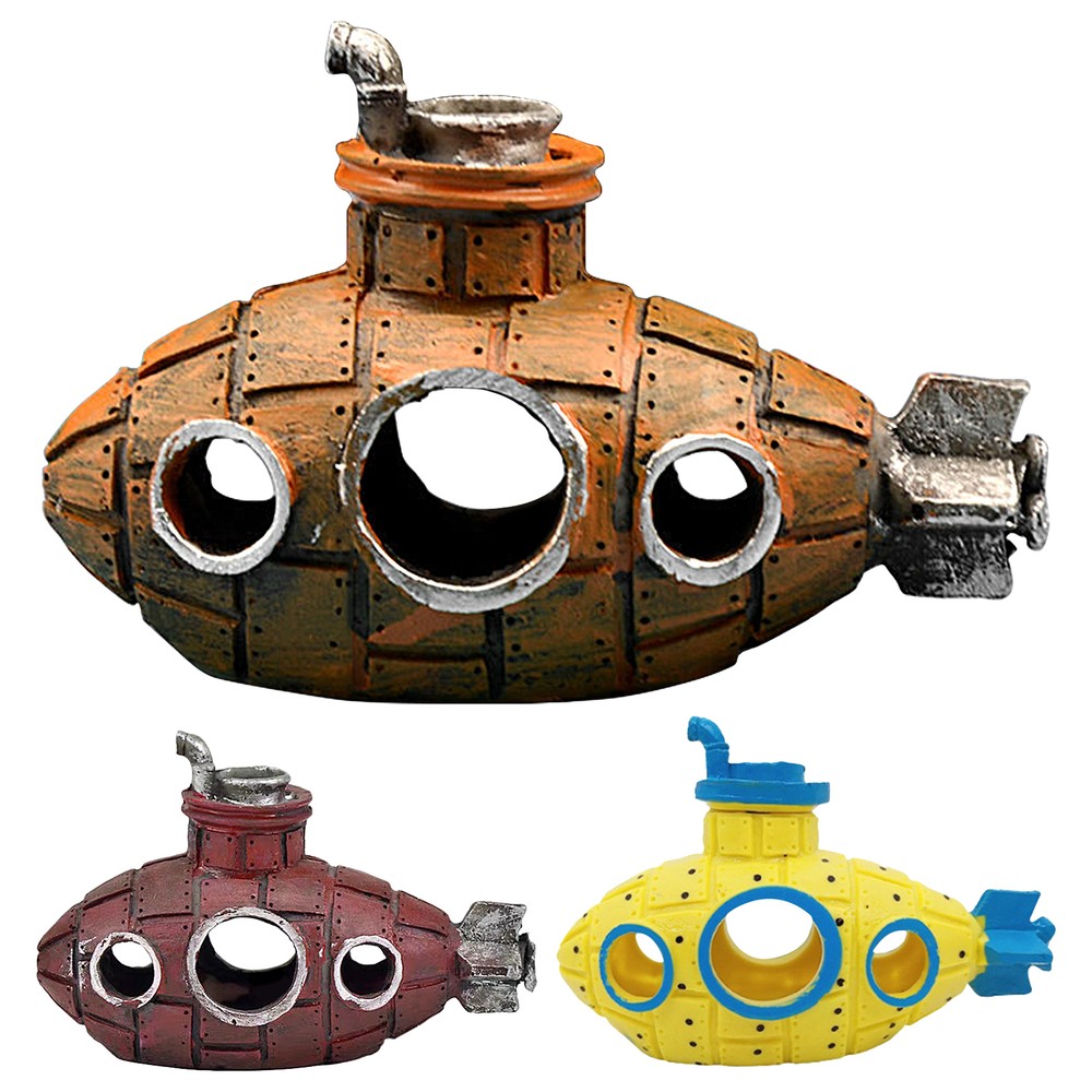 Fish Tank Aquarium Decoration Resin Submarine Ornament Small Fish Shrimp Shelter