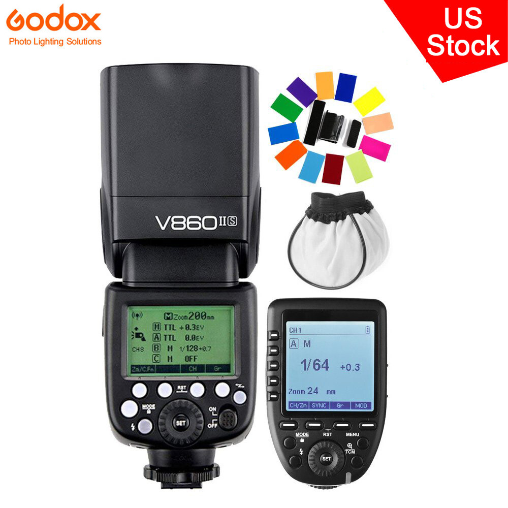 US Godox V860II-S TTL HSS Li-ion Battery Flash Speedlite Xpro-S Trigger For Sony