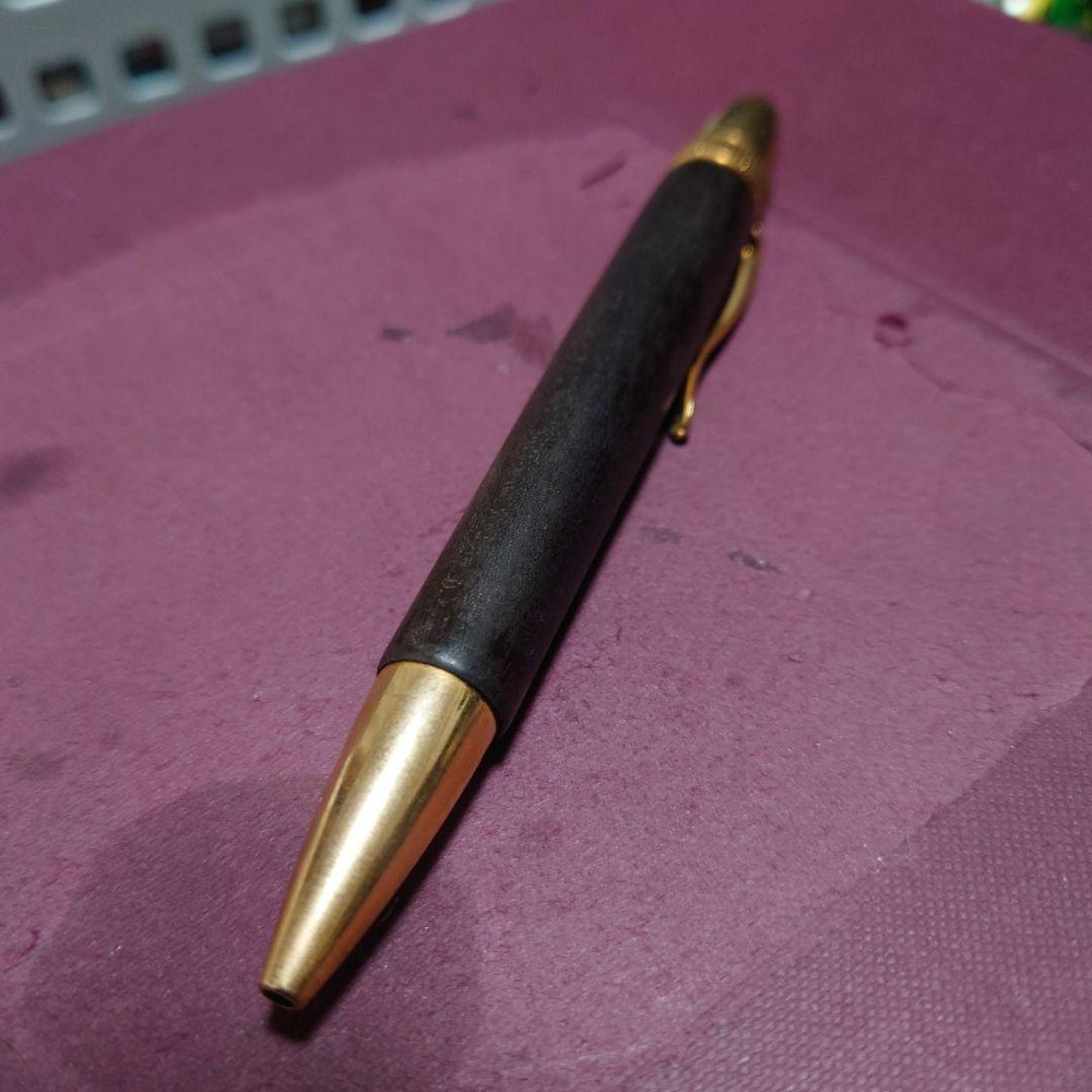 luxury wooden ballpoint pen long type elegant wooden ballpoint pen #6223b1