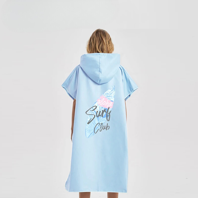 Custom Personalized Surf Poncho Beach Towel Wetsuit Cover