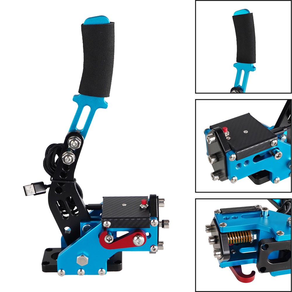 14Bit X1 XSS XBOX SIM Handbrake for Racing Games Steering Wheel Stand G920 Blue#