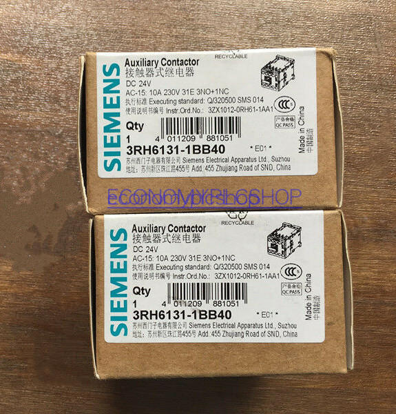 1PCS New Siemens 3RH6131-1BB40 contactor relay