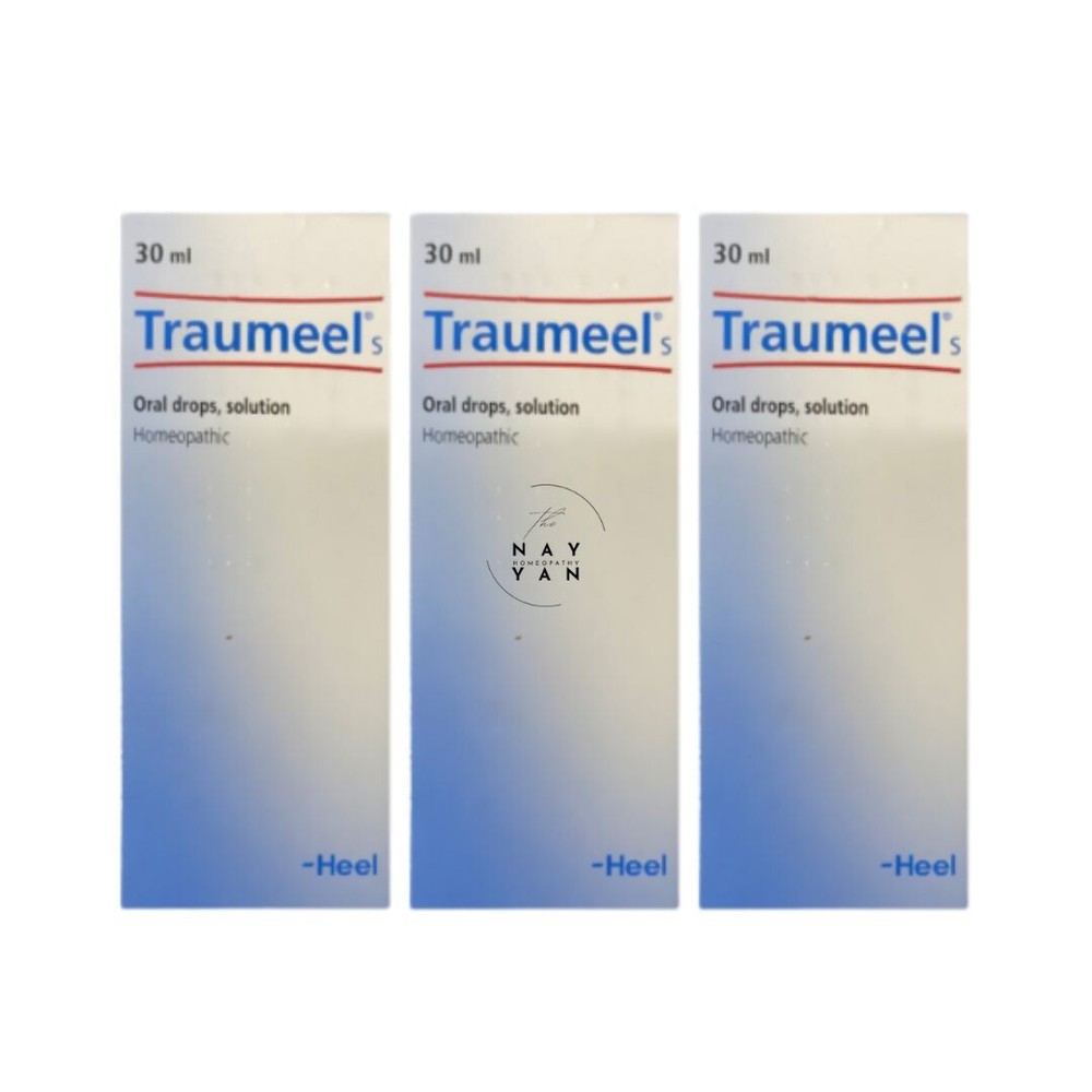 Traumeel S Heel Homeopathic Solution Anti Inflammatory 30ml Drops 3 PACK