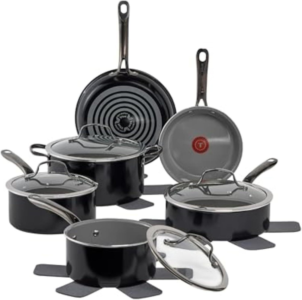 Preserve Ceramic, Ceramic Non Stick Cookware Set 13 Piece, Oven Broiler Safe
