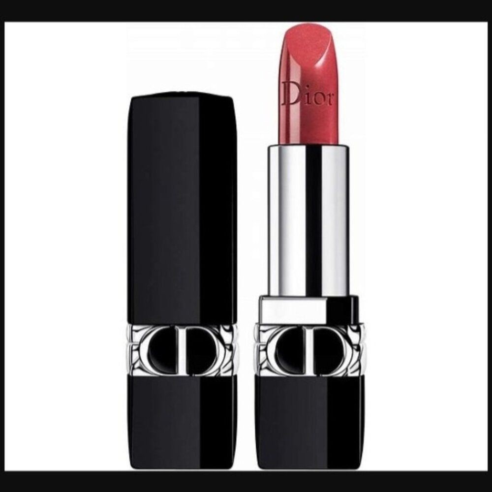 Rouge Dior 525 Cherie Metallic Lipstick New Makeup Shine Finish