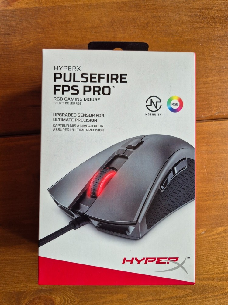 HyperX Pulsefire FPS Pro Gaming Mouse with RGB Lighting and Precision Sensor 4P4F7AA  