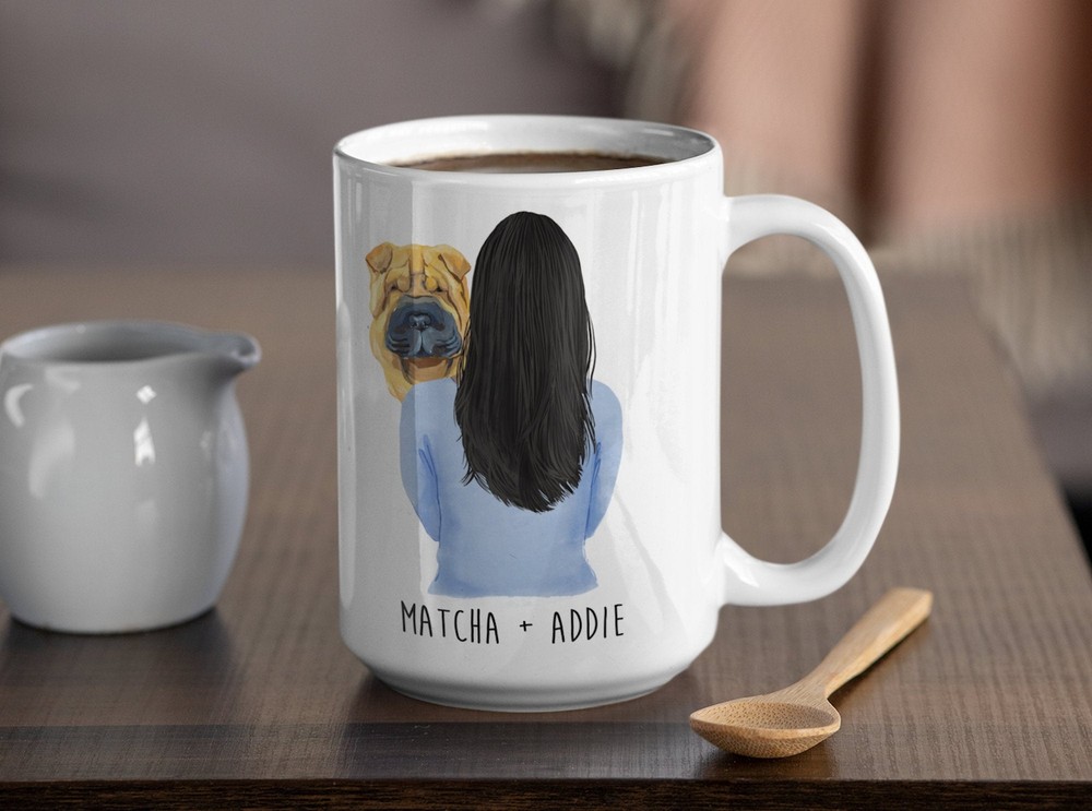 Shar Pei Mug Shar Pei Gifts Shar Pei Mom Personalized Shar Pei Coffee Mug