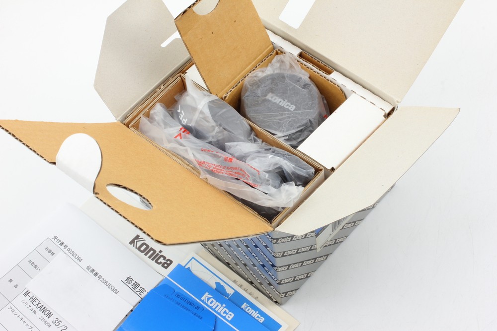 Konica M-Hexanon 35mm f2 Lens for Leica M Hexar RF CLA'd Mint Condition Japan Import