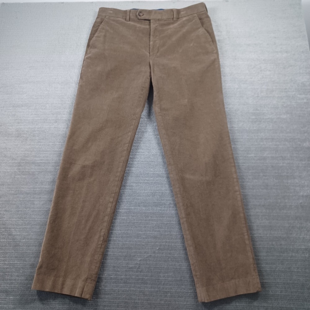 Ralph Lauren Brown Stretch Corduroy Pants 34x31 Classic Fit
