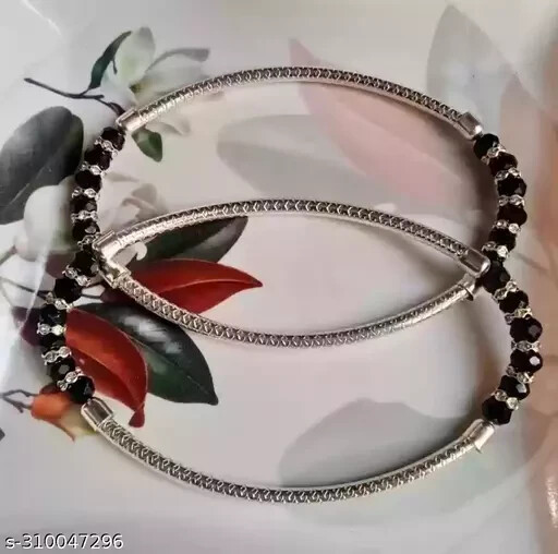 Bollywood Indian Traditional Anklets Payal Silver Plated Women Fashion Jewelry-image