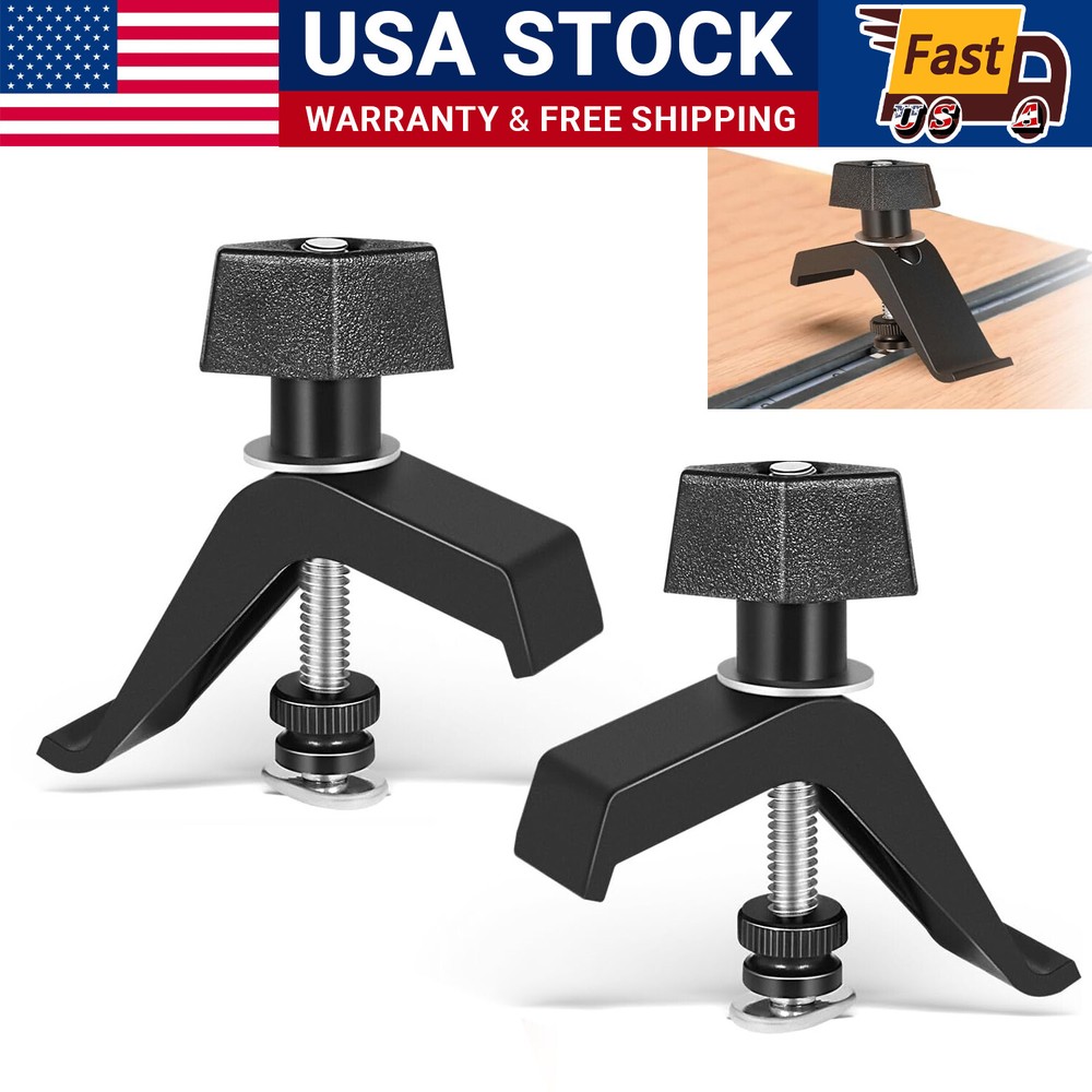 For Kreg Track Clamps Fit Accu-Cut Saw Guide Clamp Trak Mini Trak KMA7520 2PCS