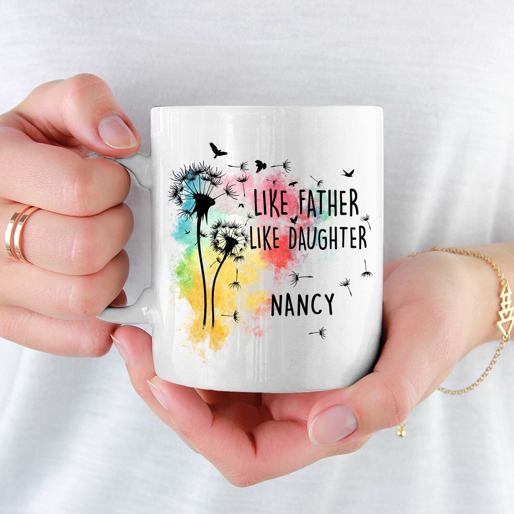 Customized Name Coffee Mug Gift Gift From Daughter For Father's Day Birthday Ann