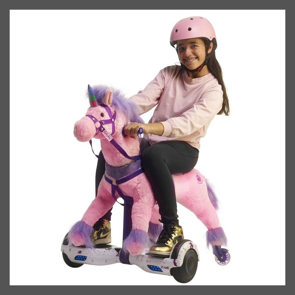 Zume Power Pony Princess Ride On Scooter- Pink (PP PMU-0)