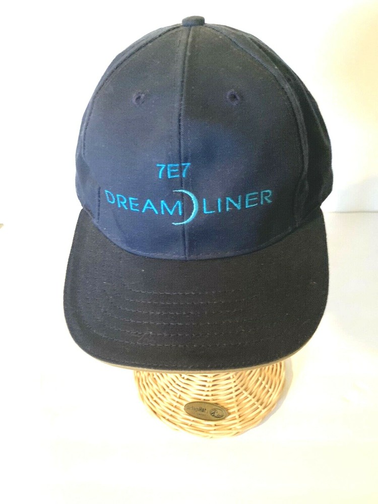 BOEING 7E7 DREAMLINER BLUE BASEBALL STYLE CAP HAT
