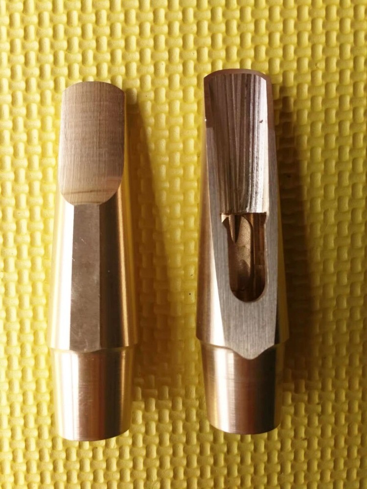 Alto Saxophone Mouthpiece Round Shape #6-9 Copper UNFINISHED DIY mouthpiece NEW