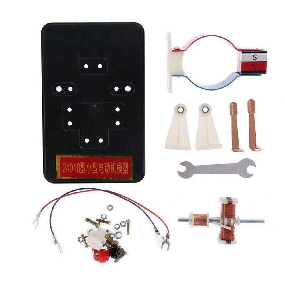 DIY Simple DC Electric Motor Model Assemble Kit for Kids Physics Science Toys