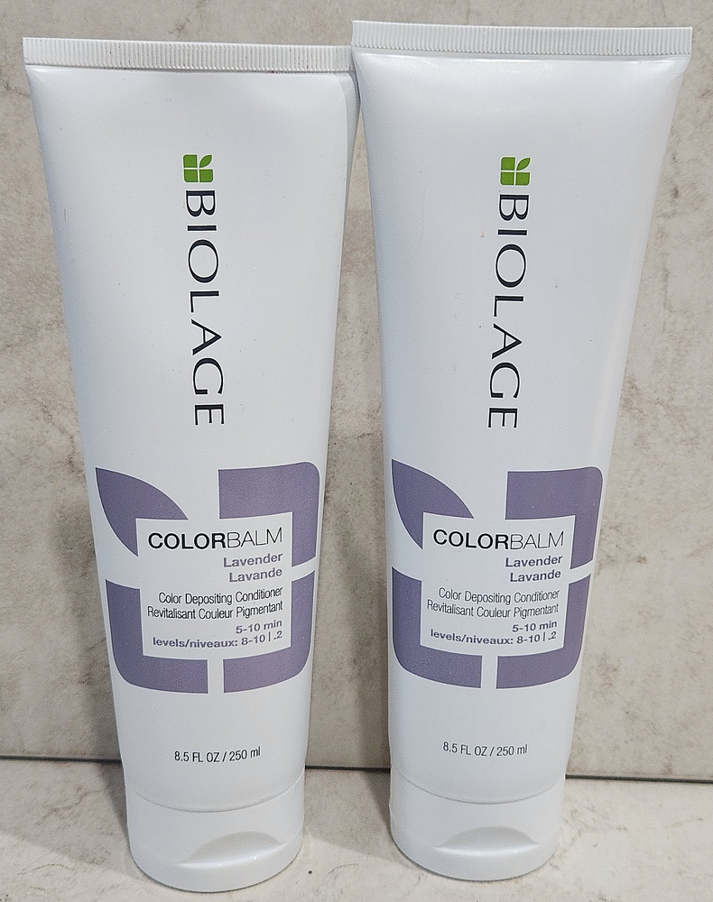 BIOLAGE COLORBALM Lavender Color Depositing Conditioner 8.5oz Twin Pack
