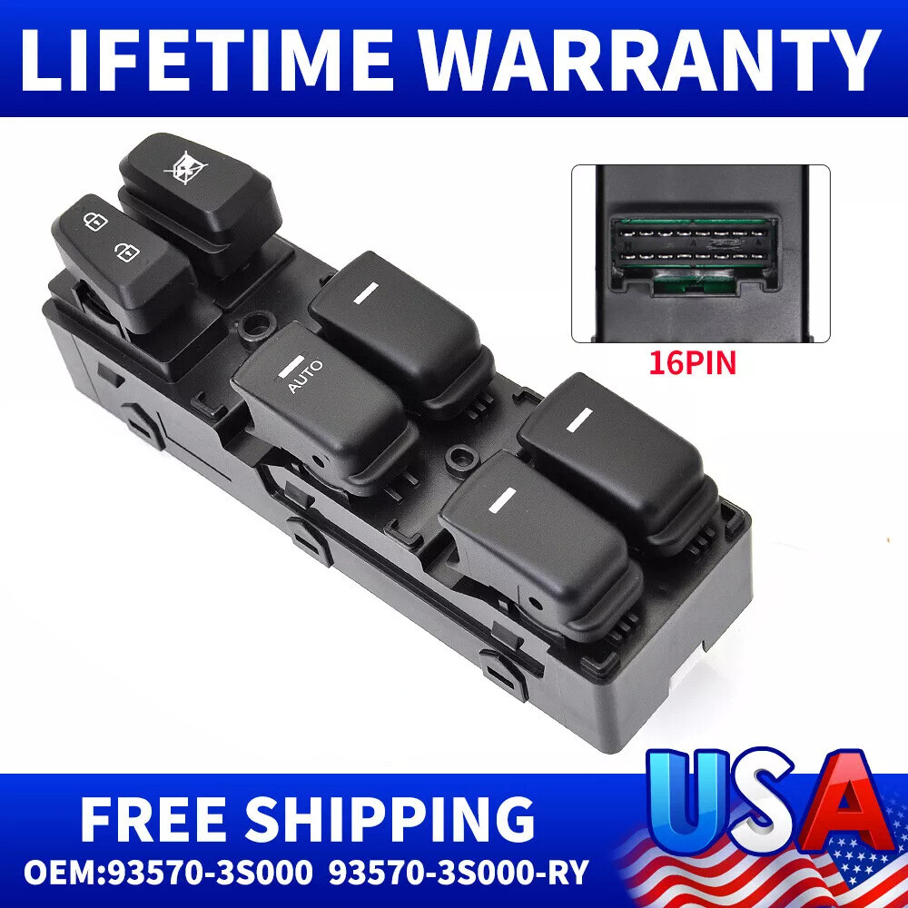 For 2011-2015 Hyundai Sonata Front Driver Side Master Power Window Switch