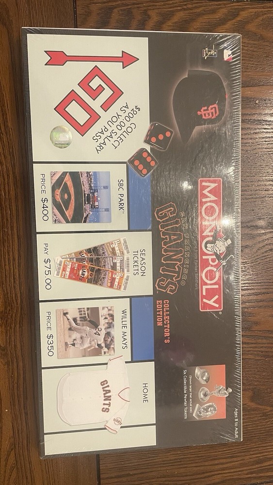 Monopoly San Francisco Giants Edition Board Game