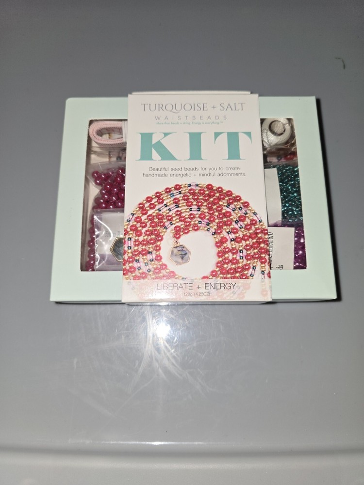 Turquoise Salt Waistbeads Kit with Energy Infusion