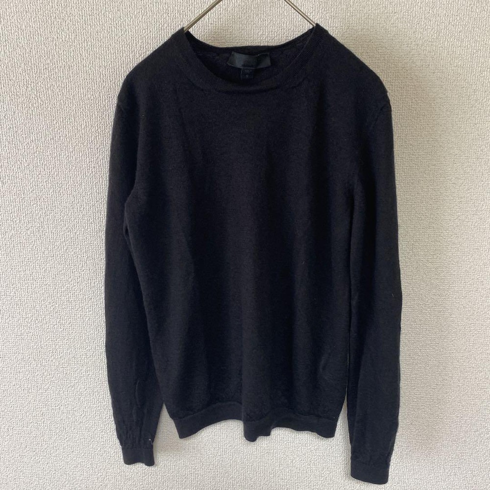 Burberry Prorsum Cashmere Silk Blend Knit Sweater Black Size S