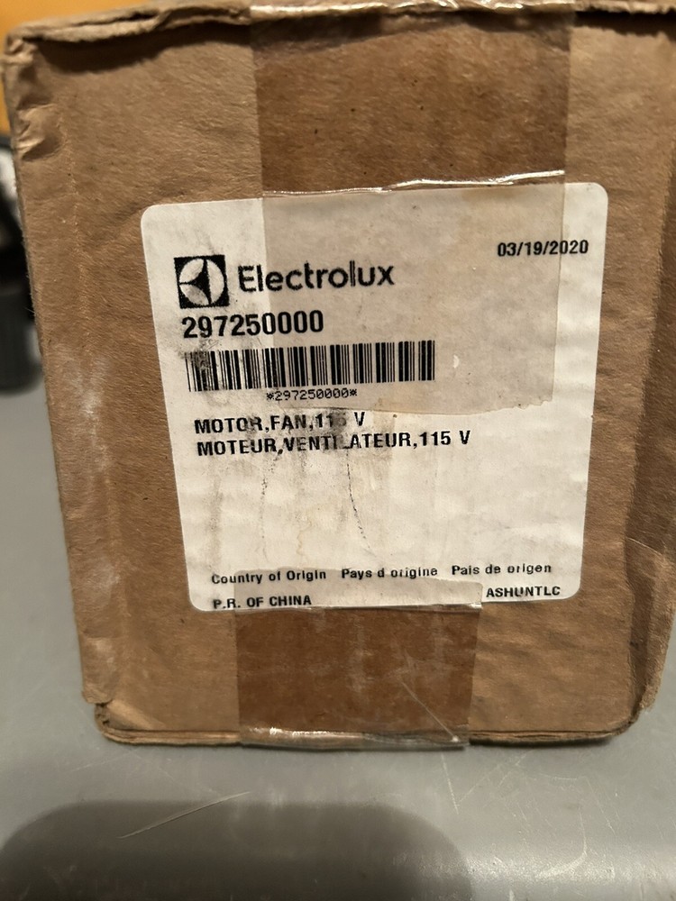 NEW “OEM” FRIGIDAIRE REFRIGERATOR EVAPORATOR FAN MOTOR #297250000
