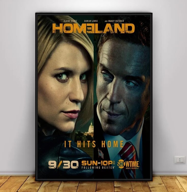 Homeland Poster | Wall Art | Wall Prints | Home Decor | Kraft Paper Print 6