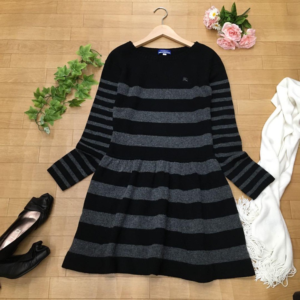 Burberry Blue Label Knit Tunic Dress, Women's Fashion, Size M, New