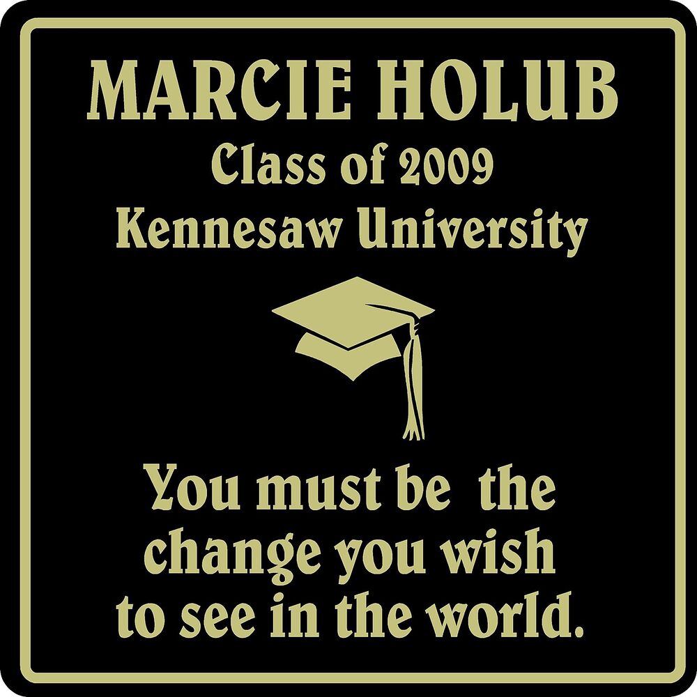 Personalized Graduation Sign High School College University #1 Custom USA Made