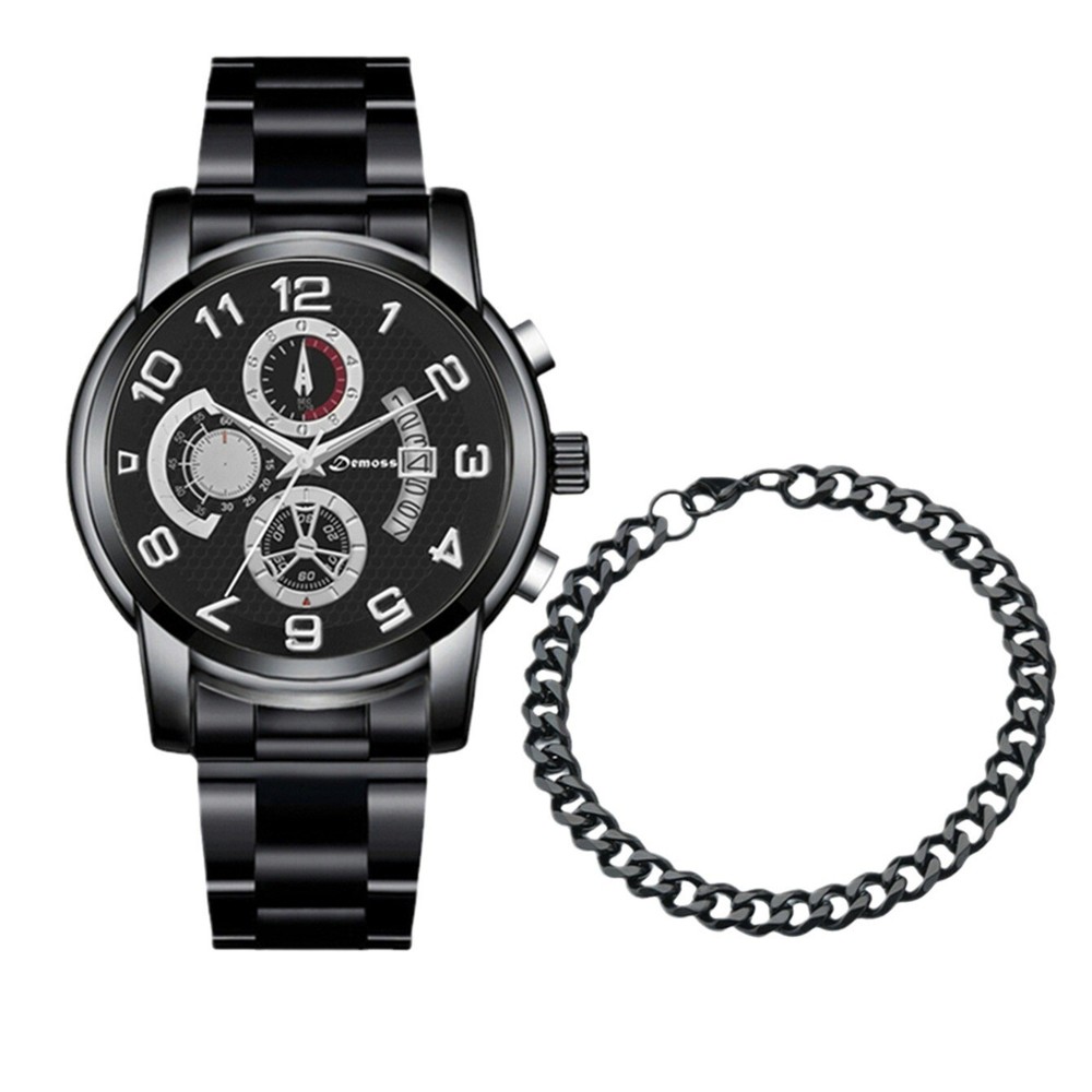 Trendy Men's Steel Strap Watch for Cross-border Wholesale Fashion-image