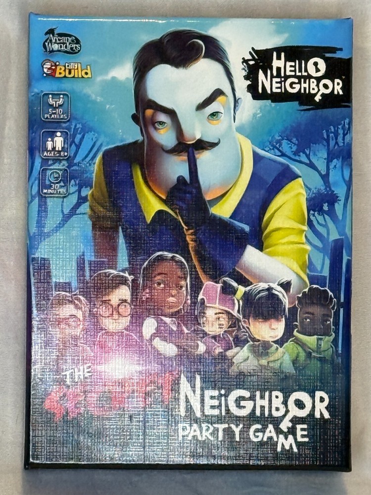 Hello Neighbor Secret Neighbor Party Game - Strategy Card Game for 5-10 Players
