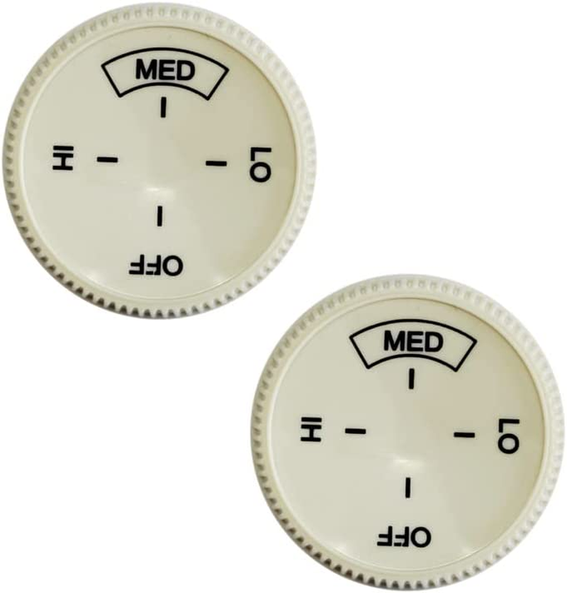 2PCS Baseboard Heater Thermostat Temperature Dial Knob Replacement