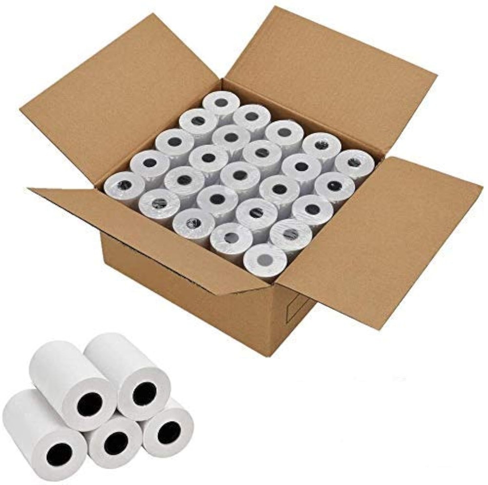 Thermal POS Receipt Paper 2 1/4 inch x 50 Feet for Cash Registers