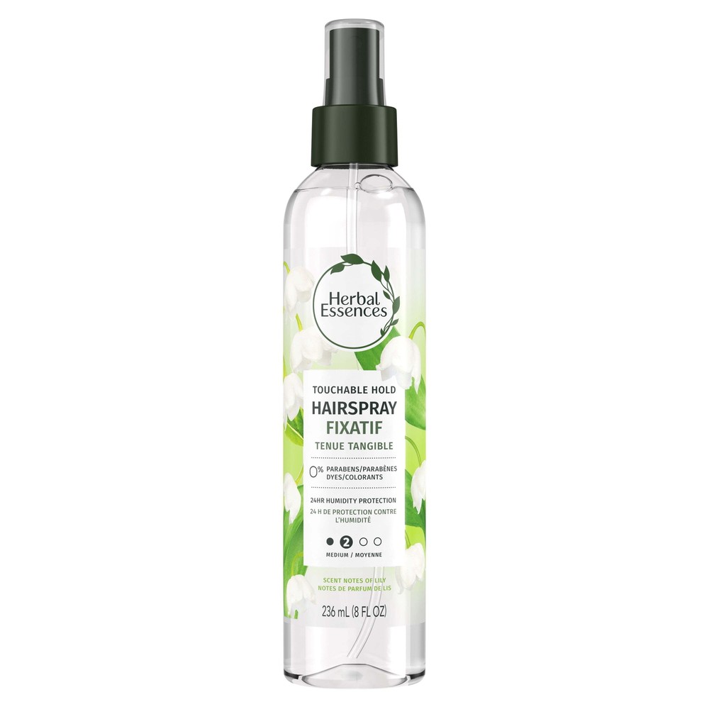 Herbal Essences Touchable Hold Hairspray, Non-Aerosol Hair Spray, 8 Fl Oz