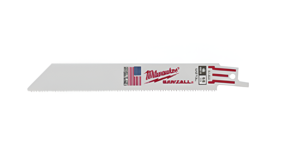Milwaukee 6 Inch Sawzall Metal Cutting Blades 6 TPI 5-Pack 48-00-5184