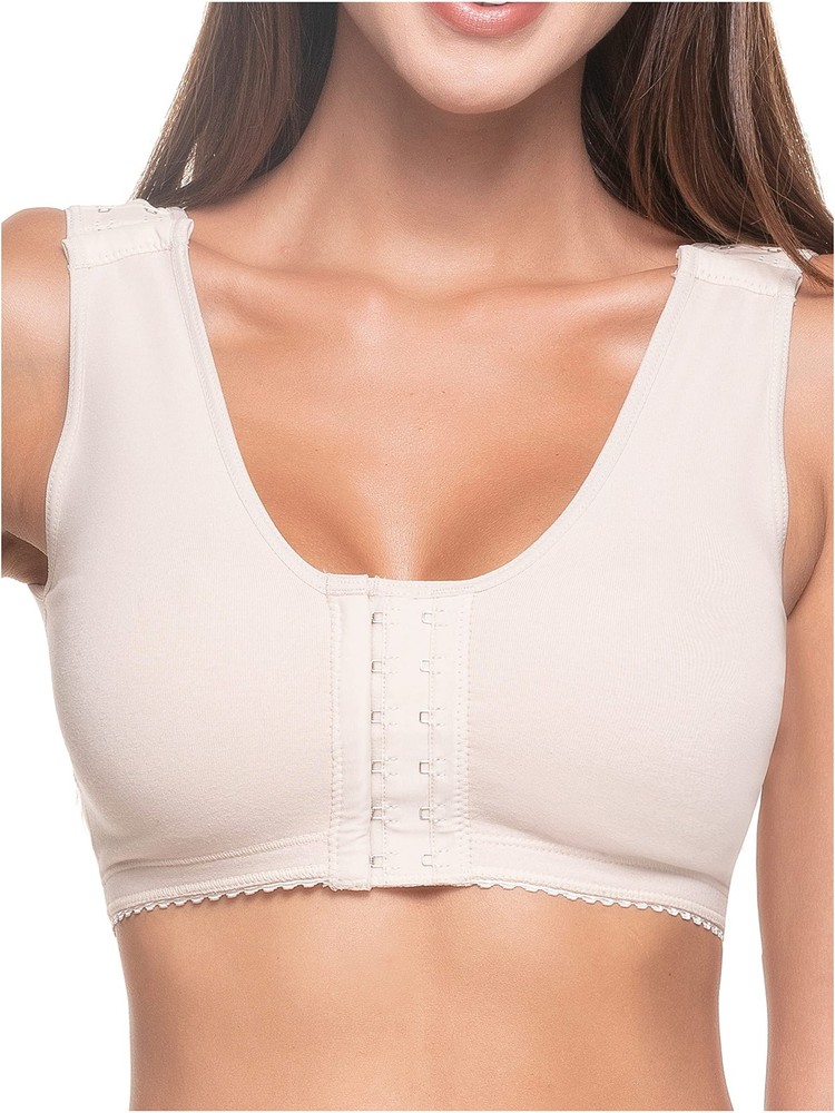 065BF Colombian Fajas Post-Surgical Bra for Breast Augmentation Recovery