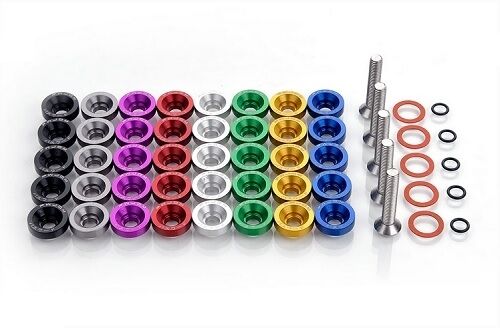 Password:JDM [GREEN] B-Series VTEC Valve Cover Washers w/ Gaskets and Bolts-image