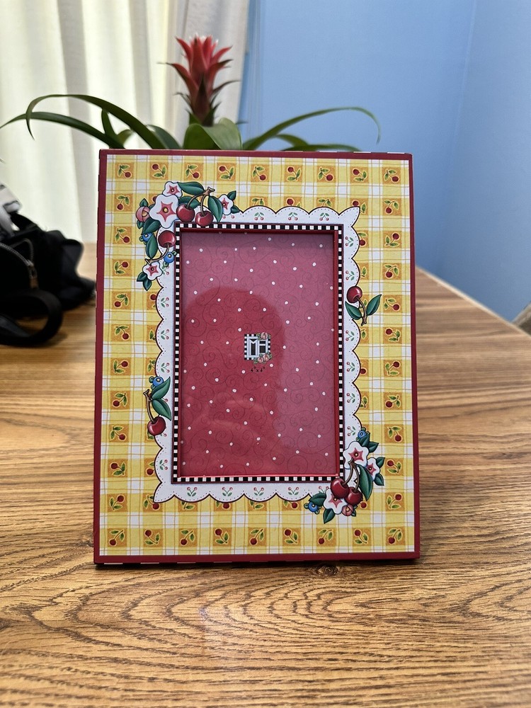 Mary Engelbreit Ink Picture Frame w/ Cherries Punch Studio