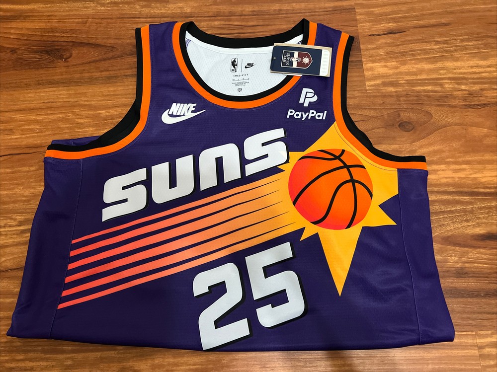 Phoenix Suns Mikal Bridges Swingman Jersey Large NWT PayPal Patch-image