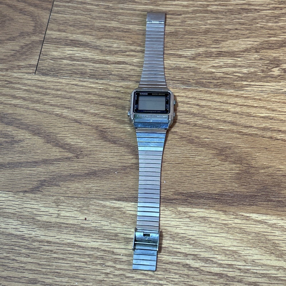 Vintage Casio DB-500 TELEMEMO 50 DATA BANK mod 262 Japan watch-Needs Battery