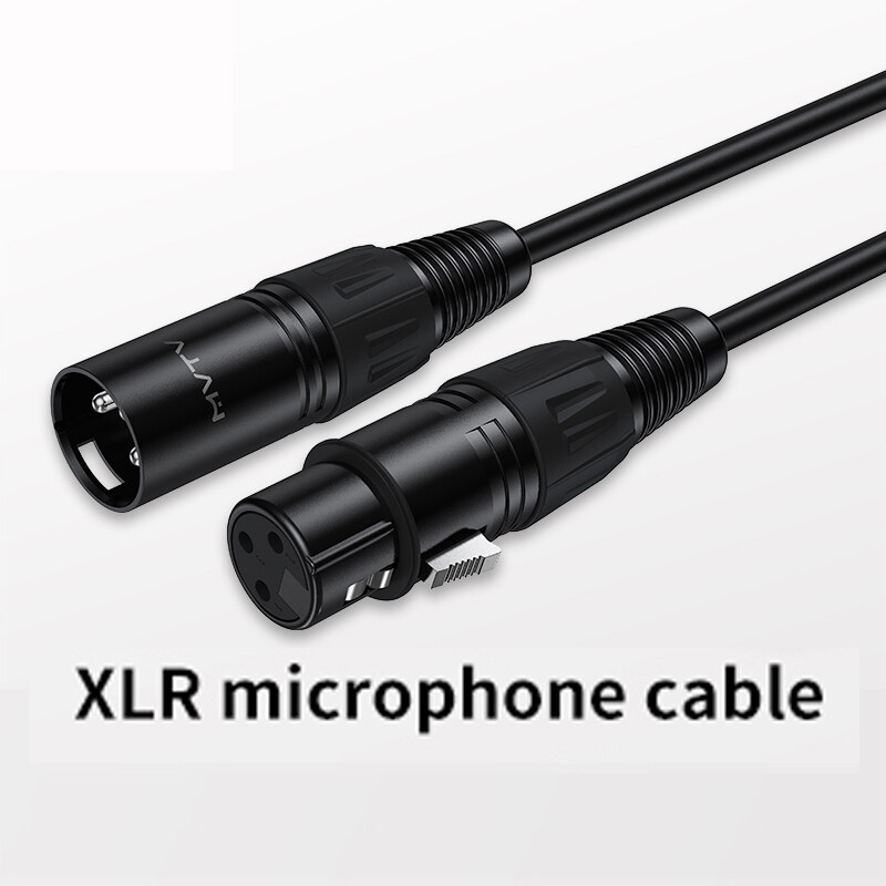 XLR Male to Female Microphone Cable Balanced 3 Pin Mic Connector Extension Cord