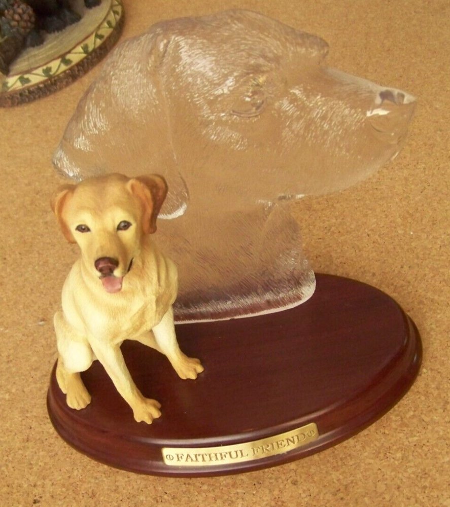 Faithful Friends Labs Loved and Loving figurine Labrador Retrievers dog c42123